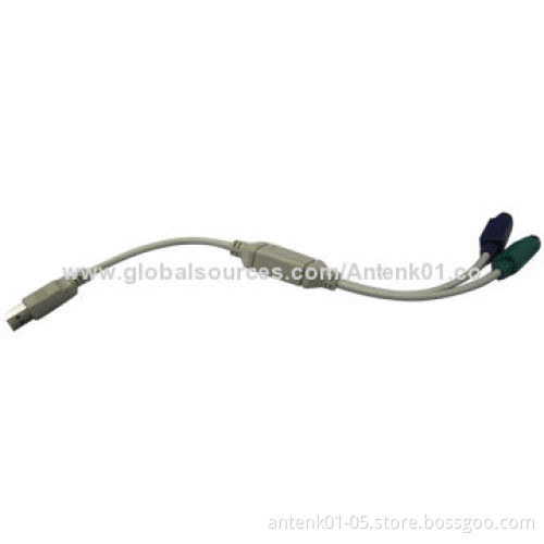 USB to PS/2 Adapter Cables, 2-in-1